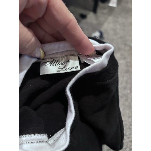 Vintage Allison Lane Sweatshirt Snowman Winter Scene Holiday Embroidery Xmas. Xl - Picture 7 of 8